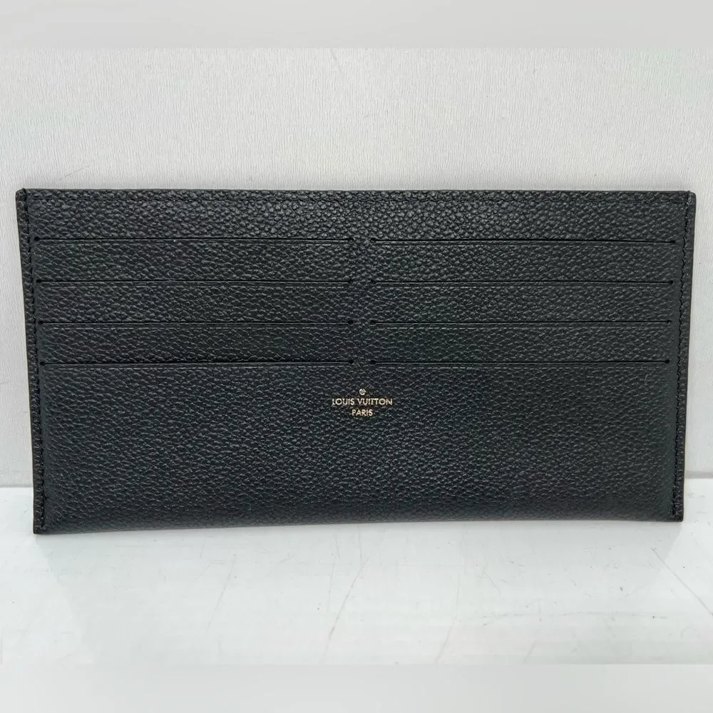 Louis Vuitton Black Monogram Empreinte Felicie Inserts Black Very Good Conditio